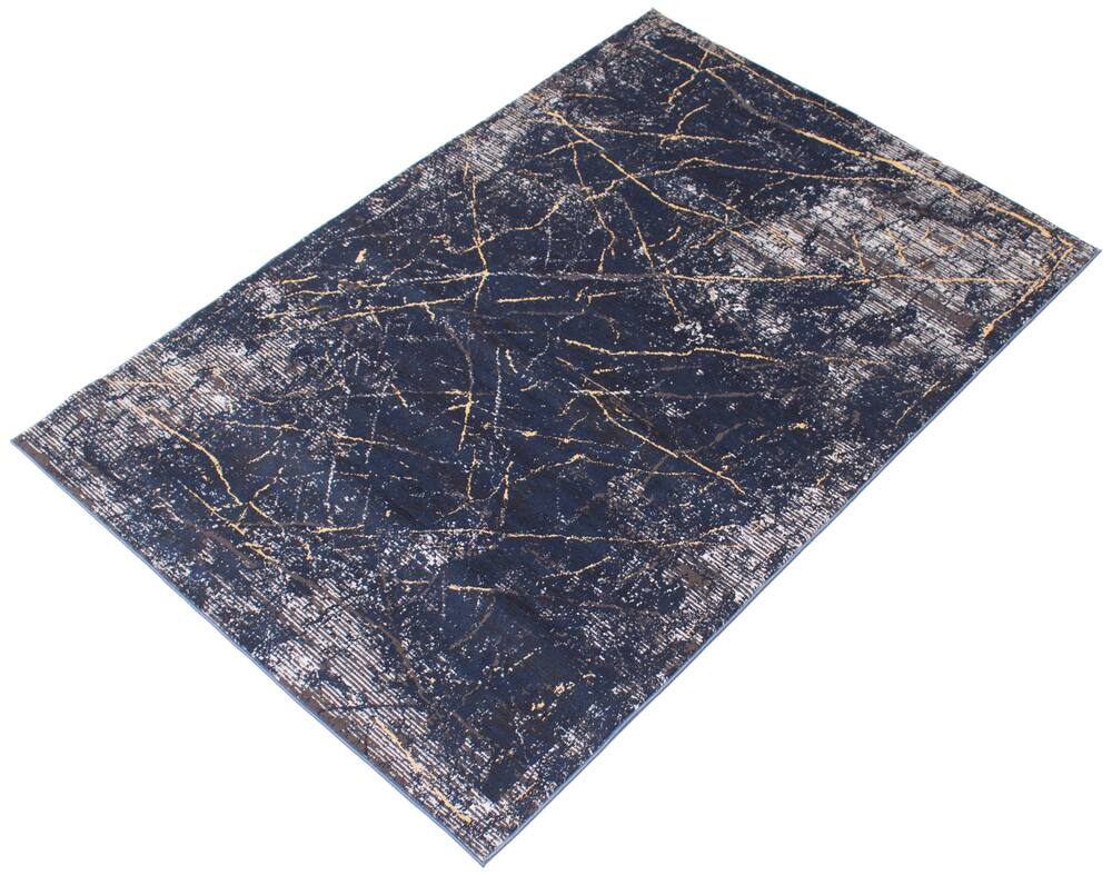 ECARPET Midnight Indoor Area Rug, Dark Blue, Assorted Sizes