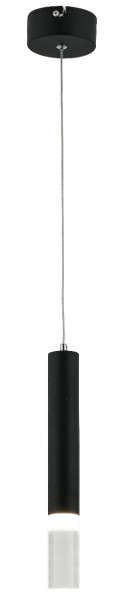 Lampa wisząca Gwen czarna LED 5W biały neutralny 350lm IP20 Reality