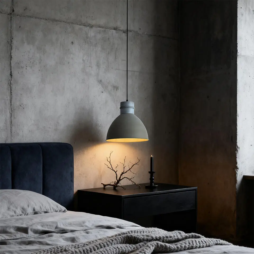 Qazqa hanglamp dory grijs e27