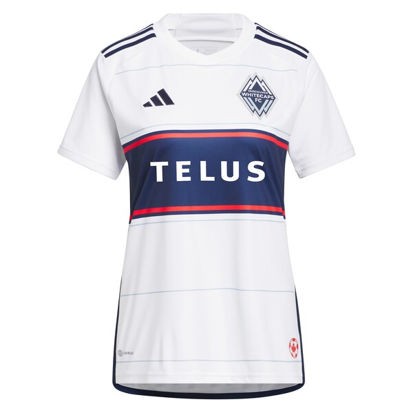 Vancouver Whitecaps FC adidas Women's 2024 Bloodlines Replica Jersey - White