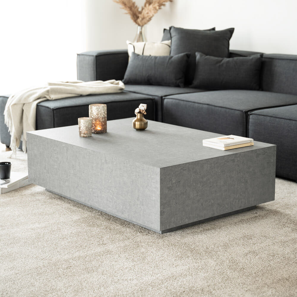 Home Deluxe Salontafel AMIRI Grijs XXL
