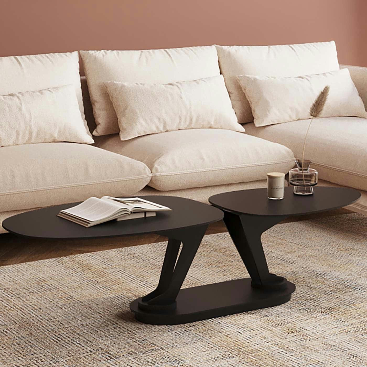 FRANKLIN - Table basse Franklin noire Kare Design