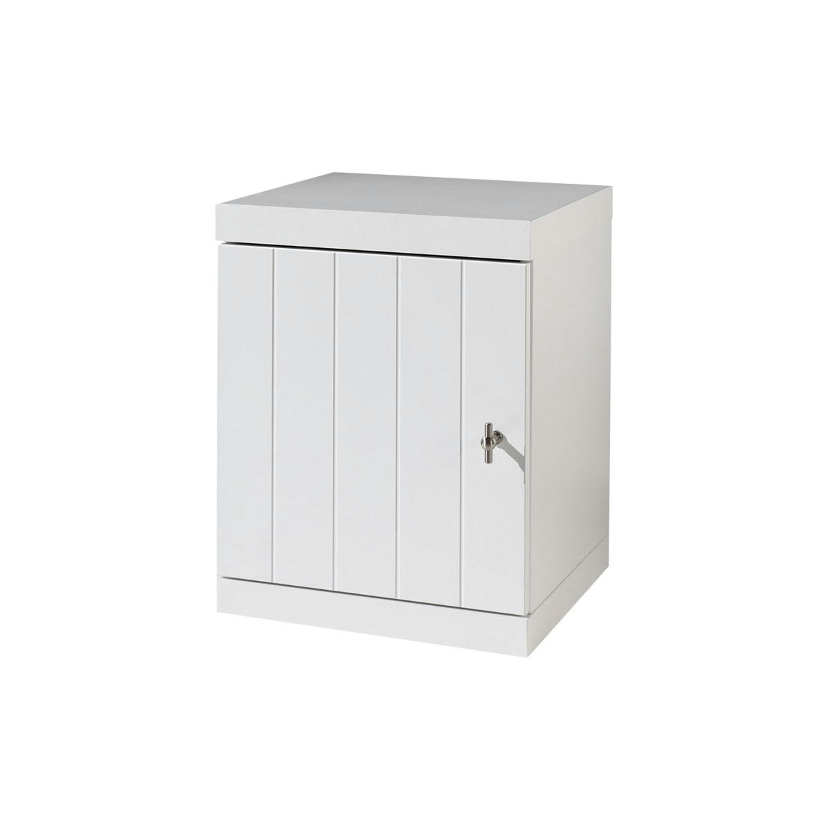 ROBIN - Table de chevet 1 porte blanc