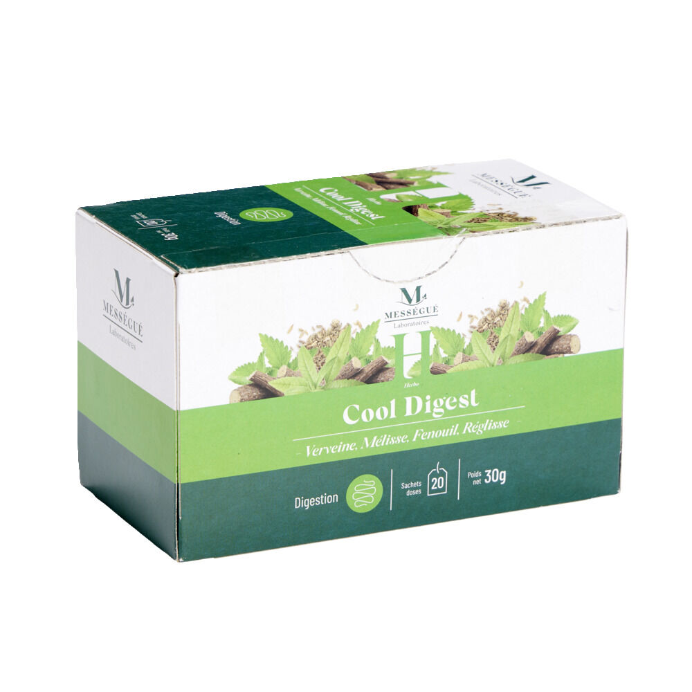 Infusion digestion Mességué verveine mélisse fenouil réglisse 20 sachets