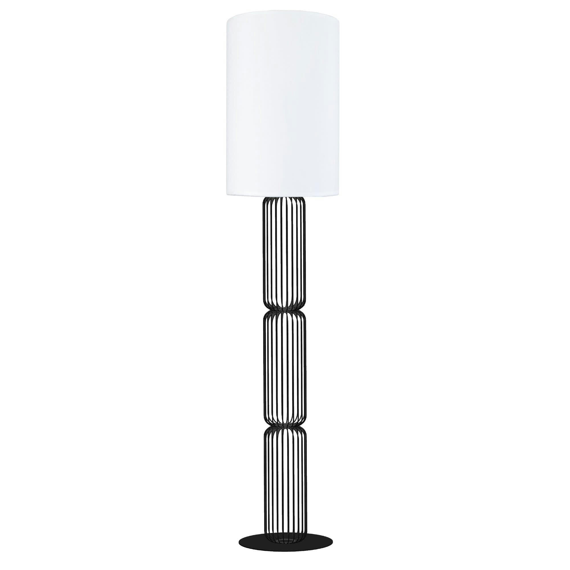 LISBURNE - Lampadaire métal  noir