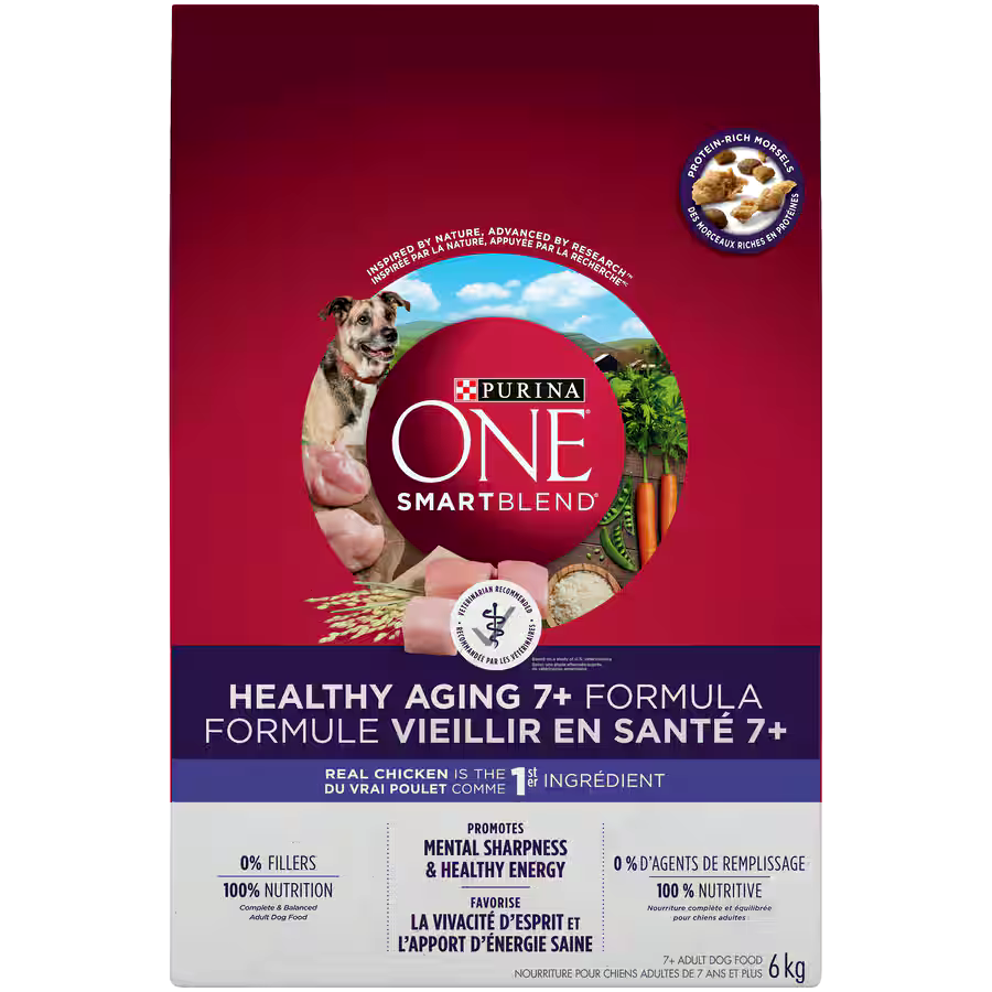 Purina ONE® SmartBlend® Healthy Aging 7+ Formula Adult Dry Dog Food, 6-kg