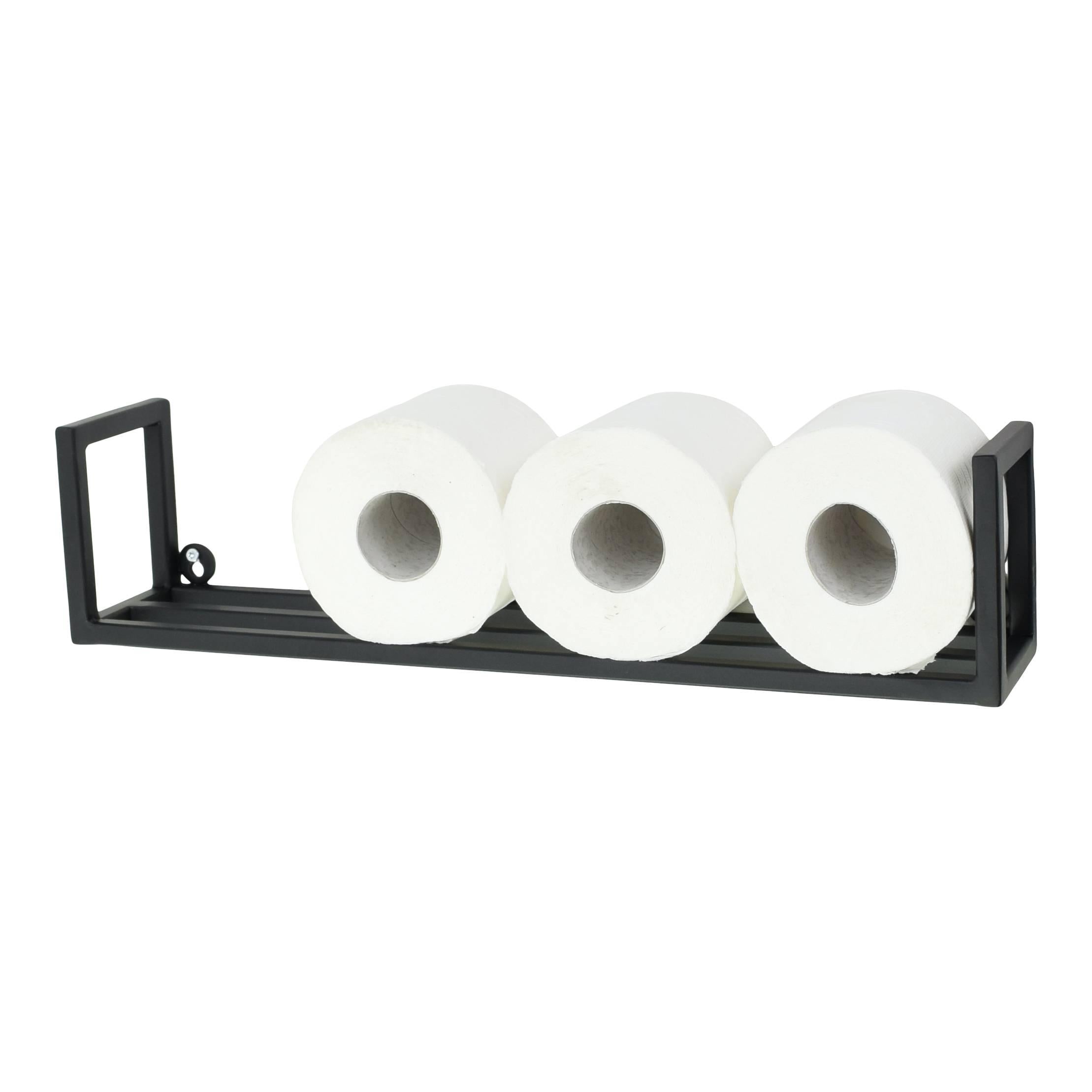 LOFT42 Jack reserve wc rolhouder – zwart - metaal