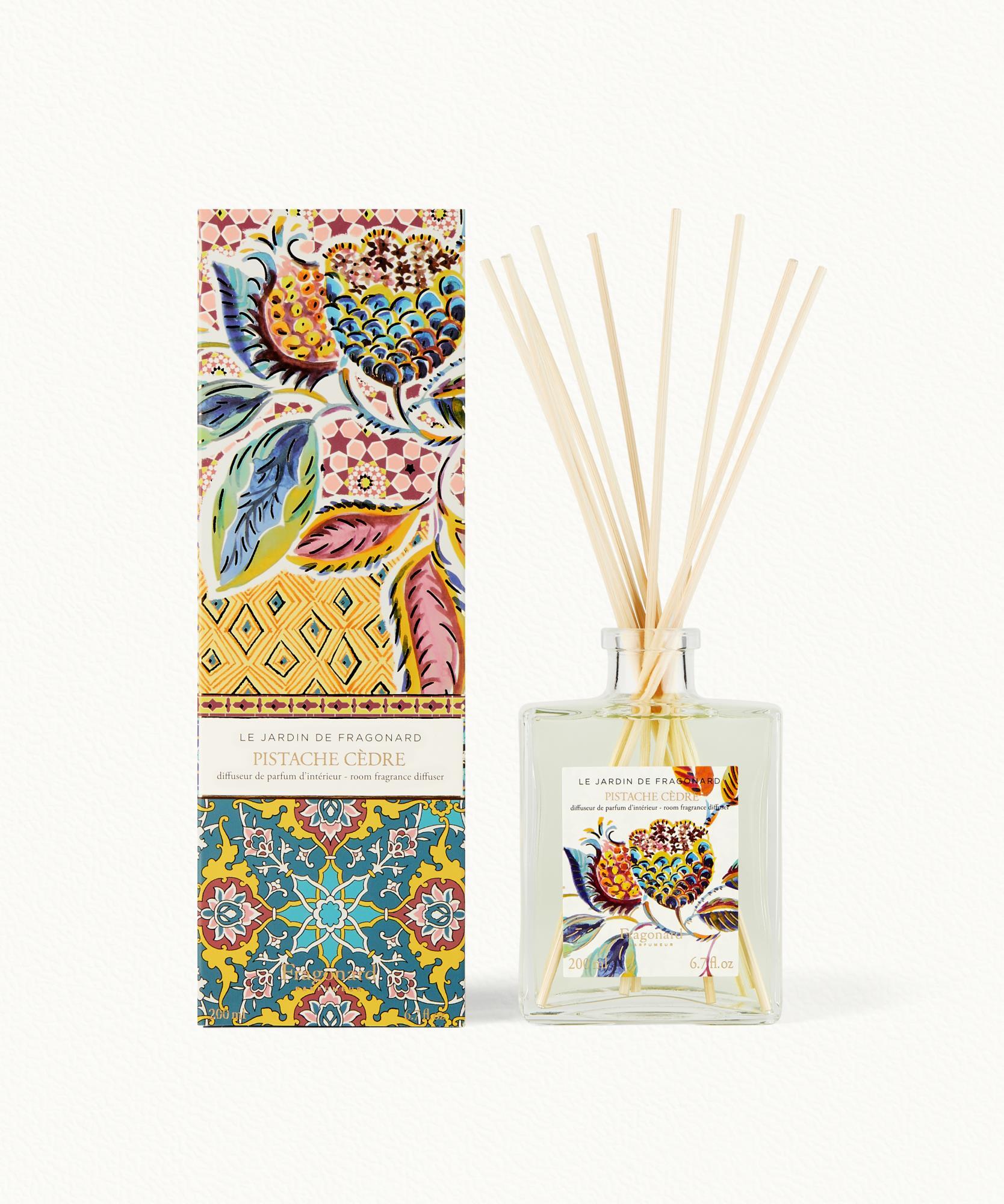 Pistache Cèdre - Diffuseur   10 bâtonnets