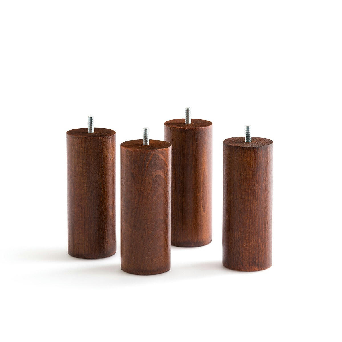 Lot de 4 pieds de sommier ronds, Hurtado