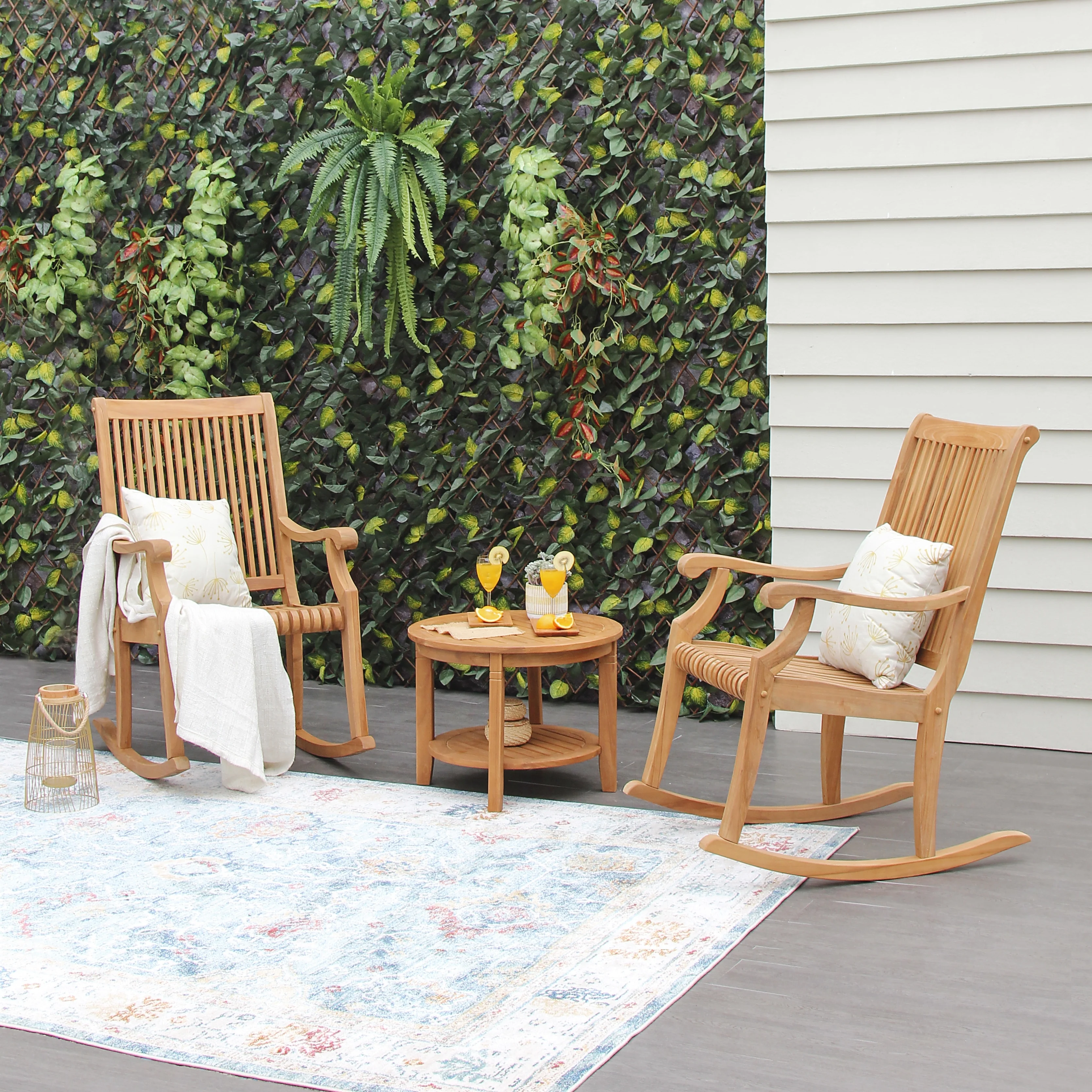 Cambridge Casual Chara Teak Outdoor Rocking Chair