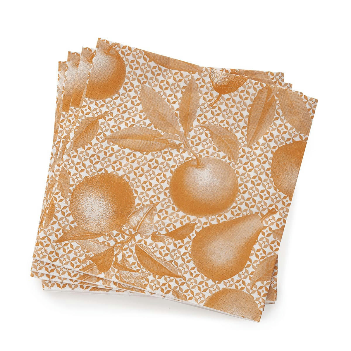 ARRIÈRE-PAYS - Serviette en coton melon 40 x 40