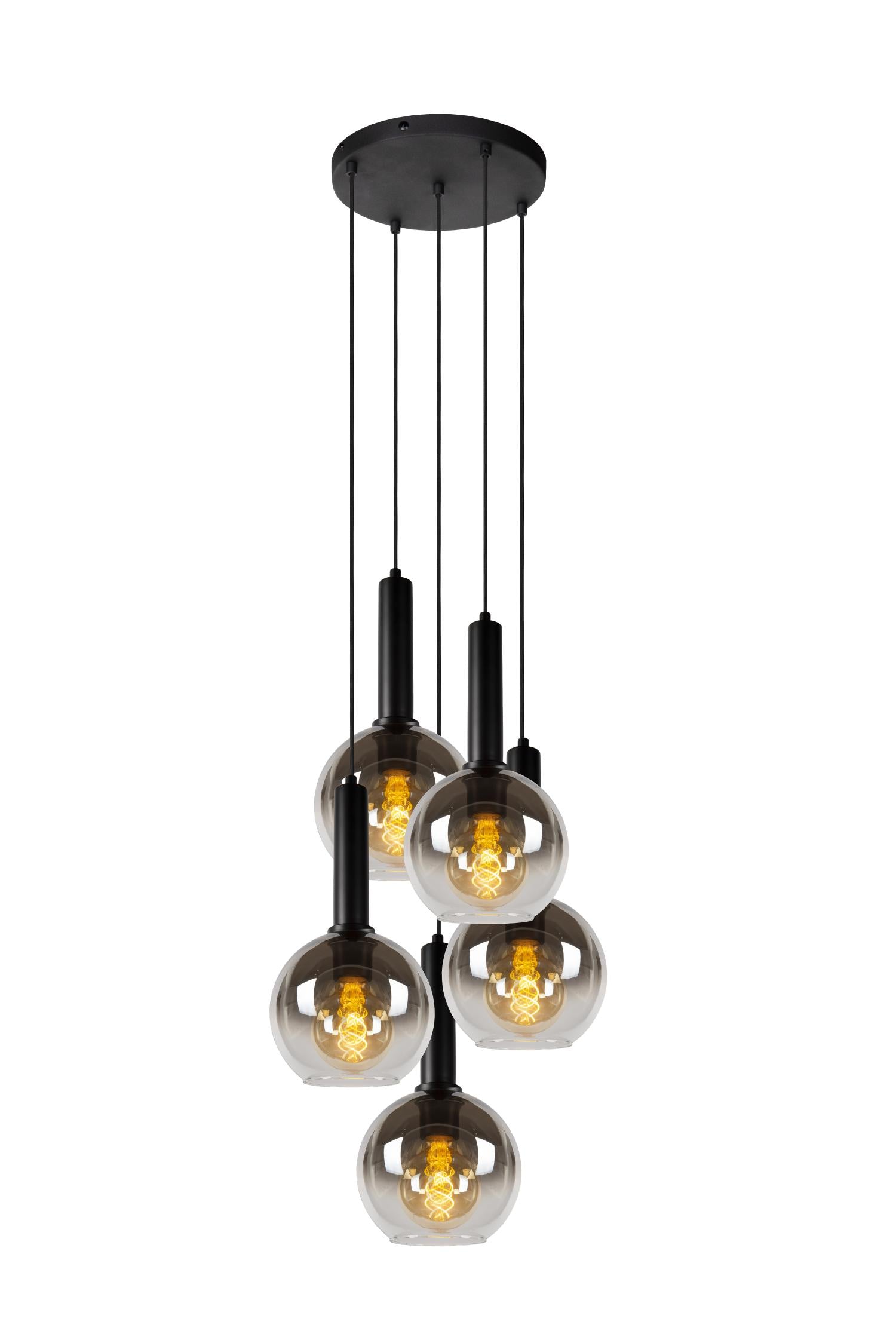 Lucide MARIUS Hanglamp - Zwart