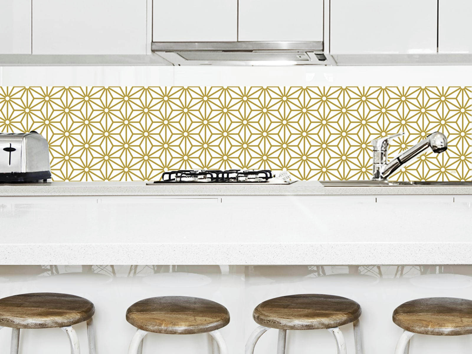 - Crédence adhésive sterling or 40cmx2m