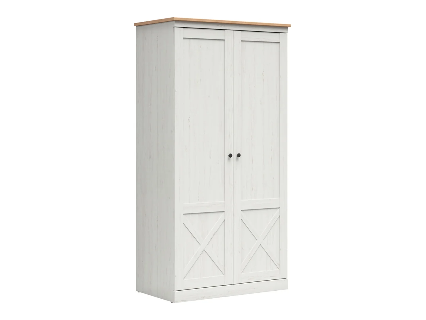 Szafa dwudrzwiowa Frija 103 cm sosna andersen biała