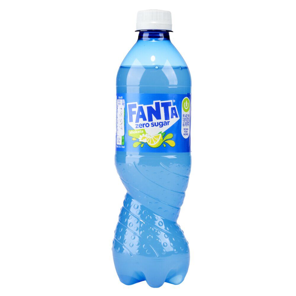 Boisson Fanta zéro sucre Shokata bleu go&ucirc;t citron 550ml
