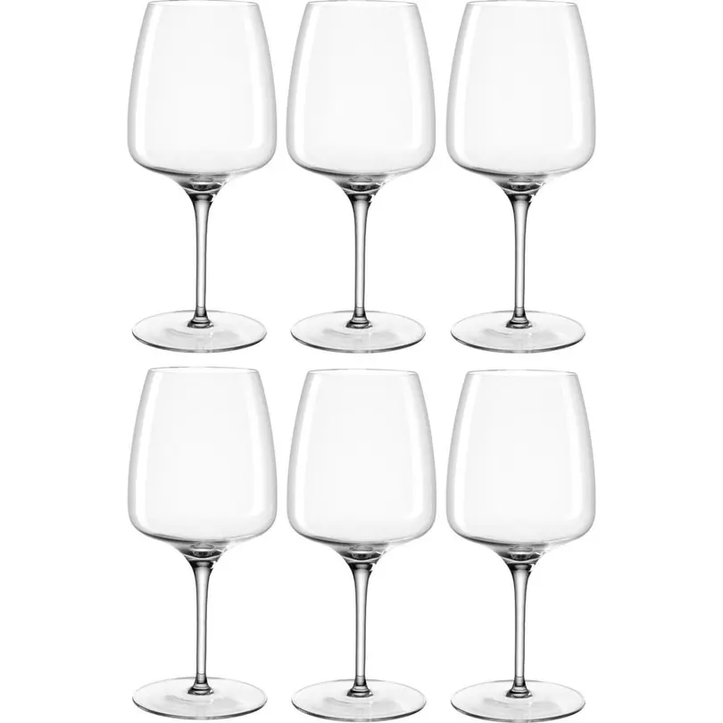 Rotweinglas 6er-Set Cesti