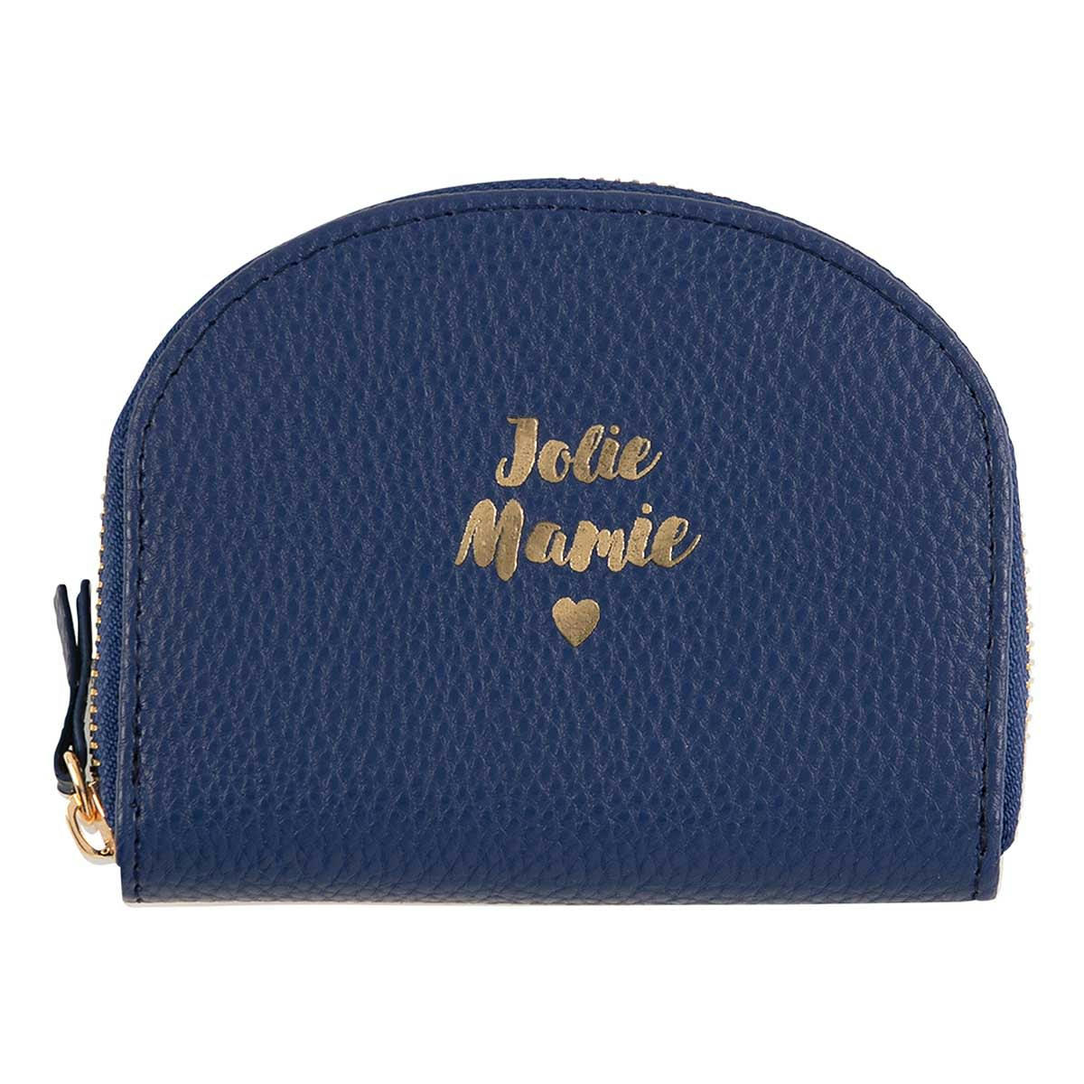 - Porte-monnaie - Jolie Mamie - Bleu Marine