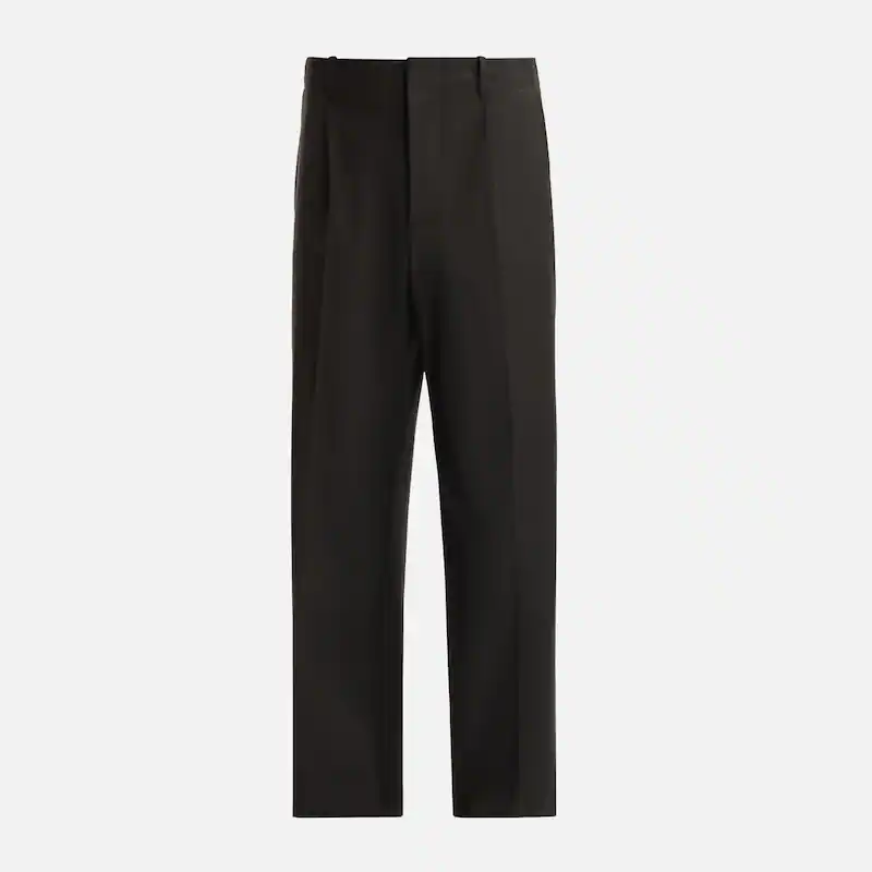Wool blend trousers