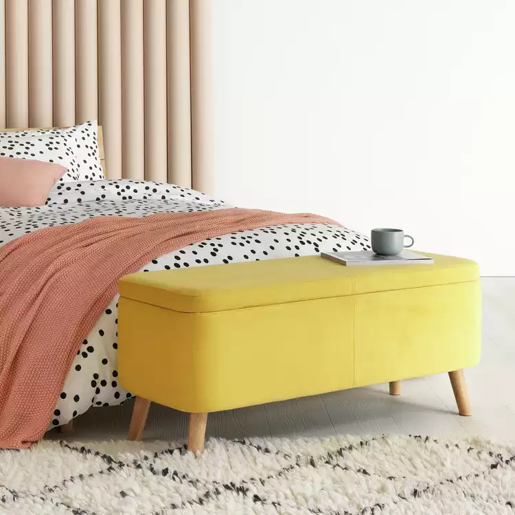 Habitat Penny Cotton Standard Pillowcase Pair - Black