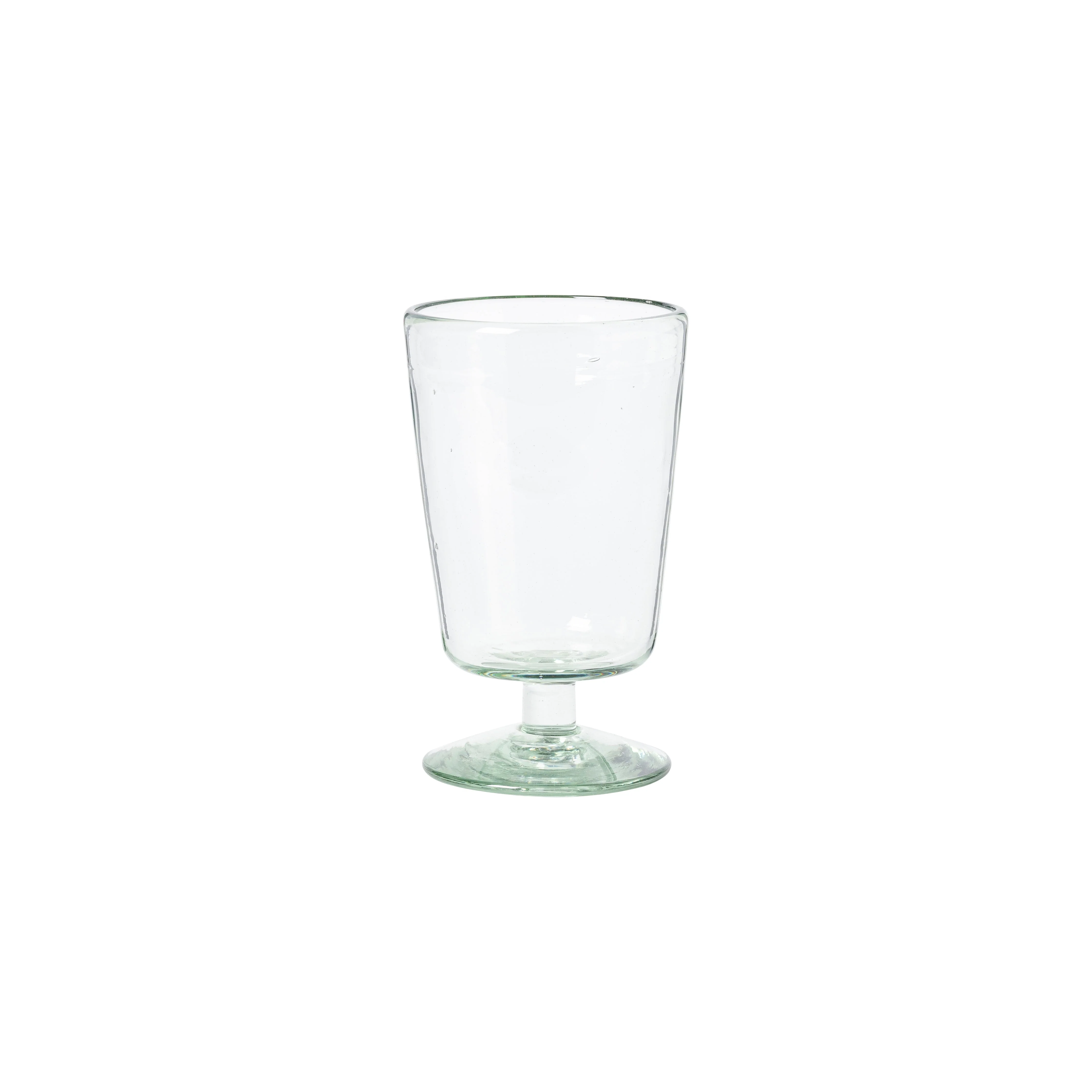 Set 6 Wine Glasses Recycled Glass Margarida
