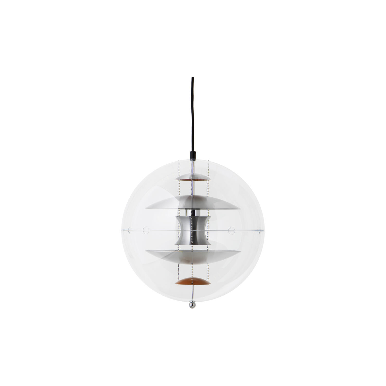 VP Globe pendel, brushed aluminium