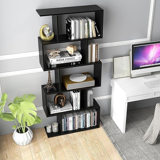 Five layer simple household bookshelf