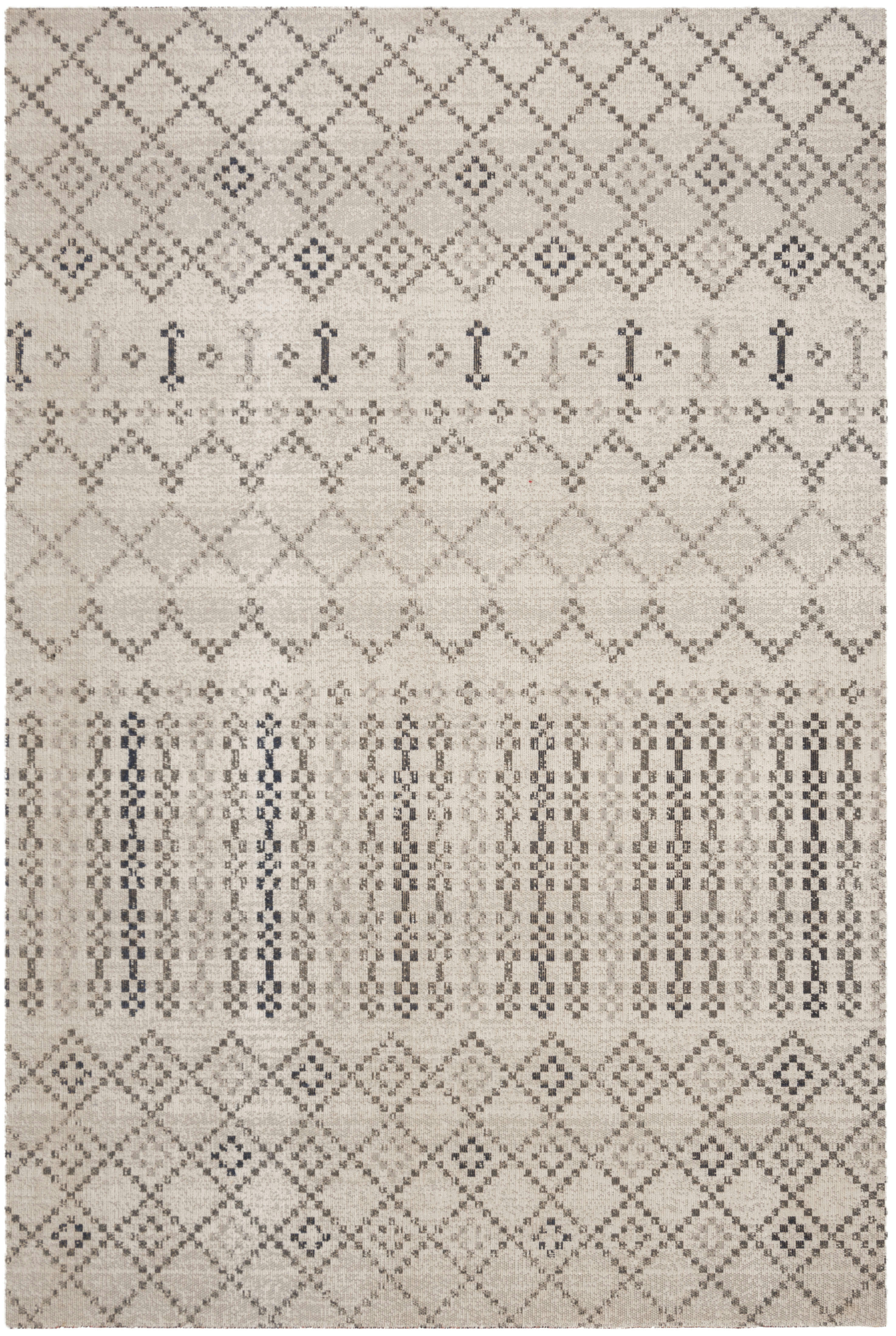 MONTAGE - Tapis interieur & exterieur en gris & gris charbon, 155 x 229 cm