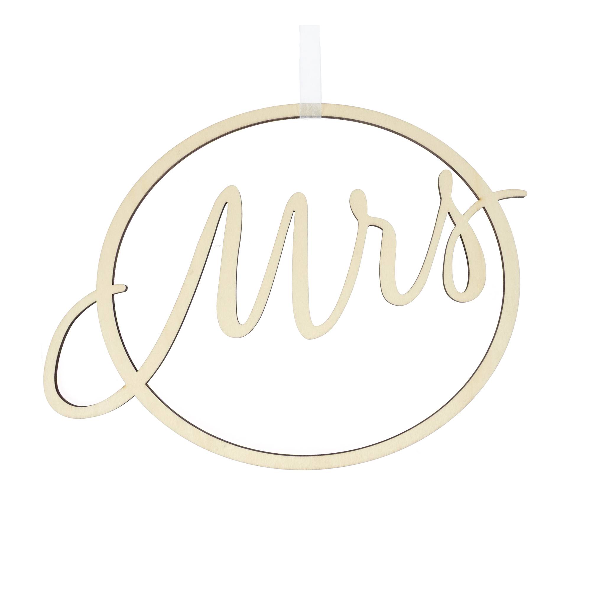 Wooden Mrs Chair Sign