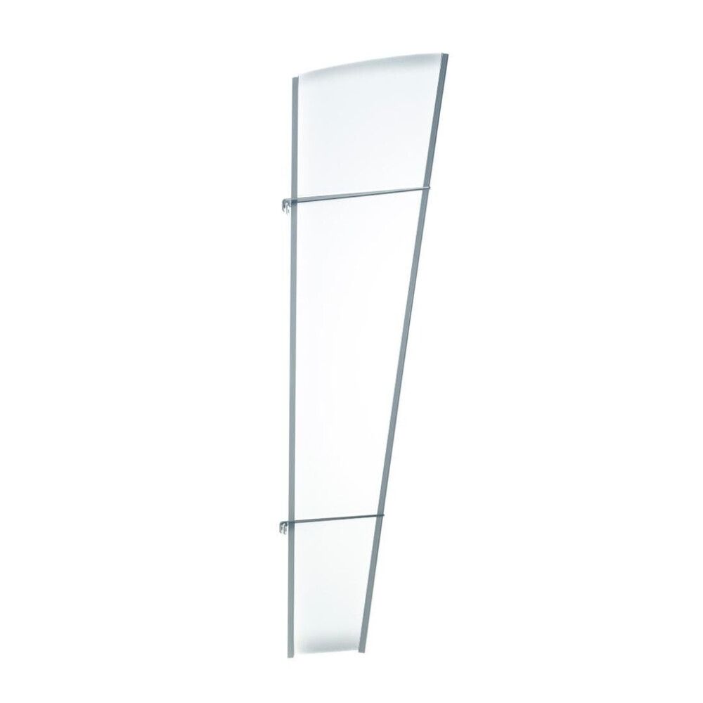SIDEELEMENT TIL ENTRÉTAK ROBELIT LIGHTLINE 167 CM 62/30 CM KLAR POLYKARBONAT