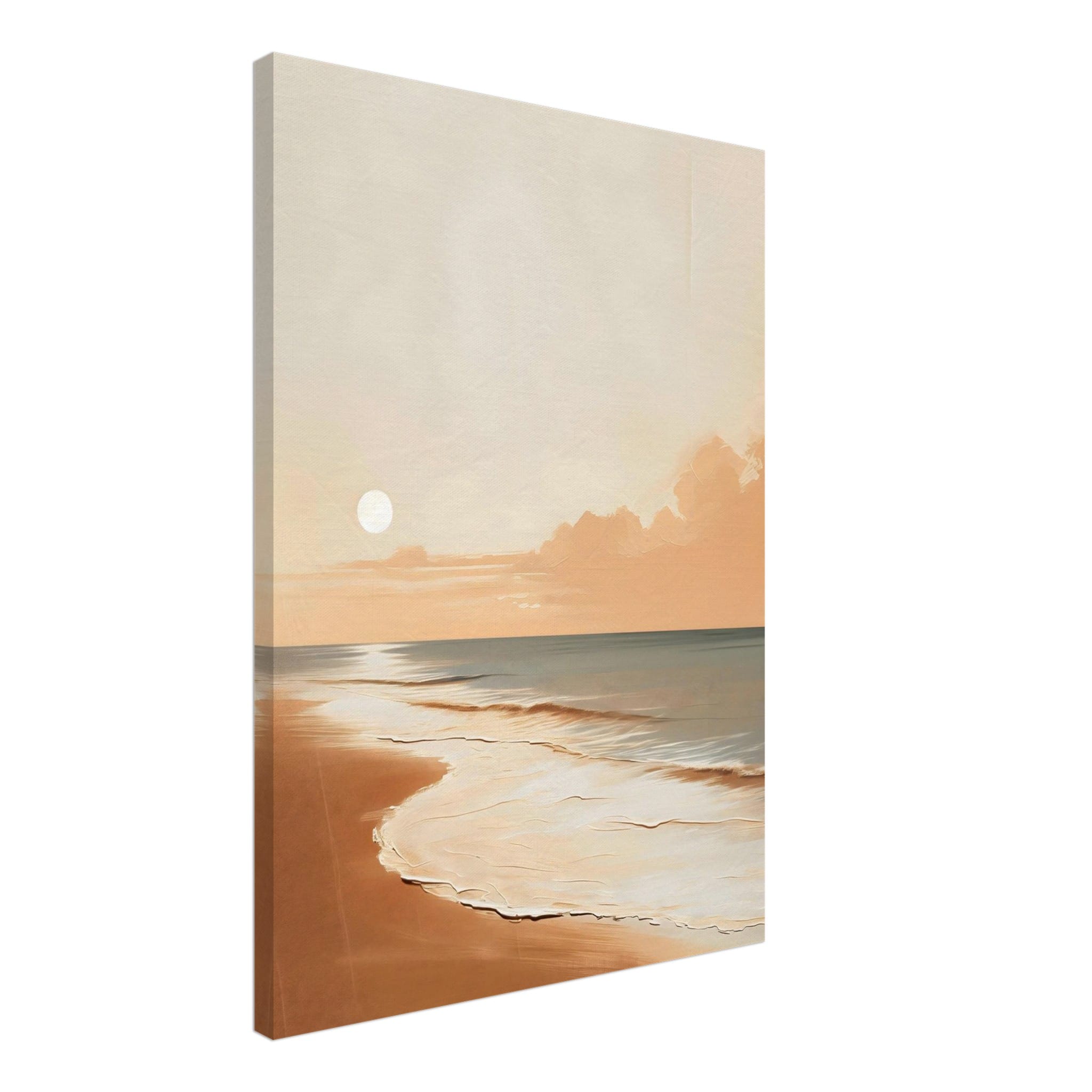 Artfulprints Canvas At the coast canvas - 50x70 cm - beige