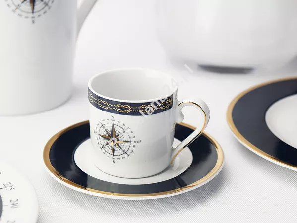 Filiżanka ze spodkiem 0,10 L / 12,5 cm Ćmielów - Jenny Nautilus White