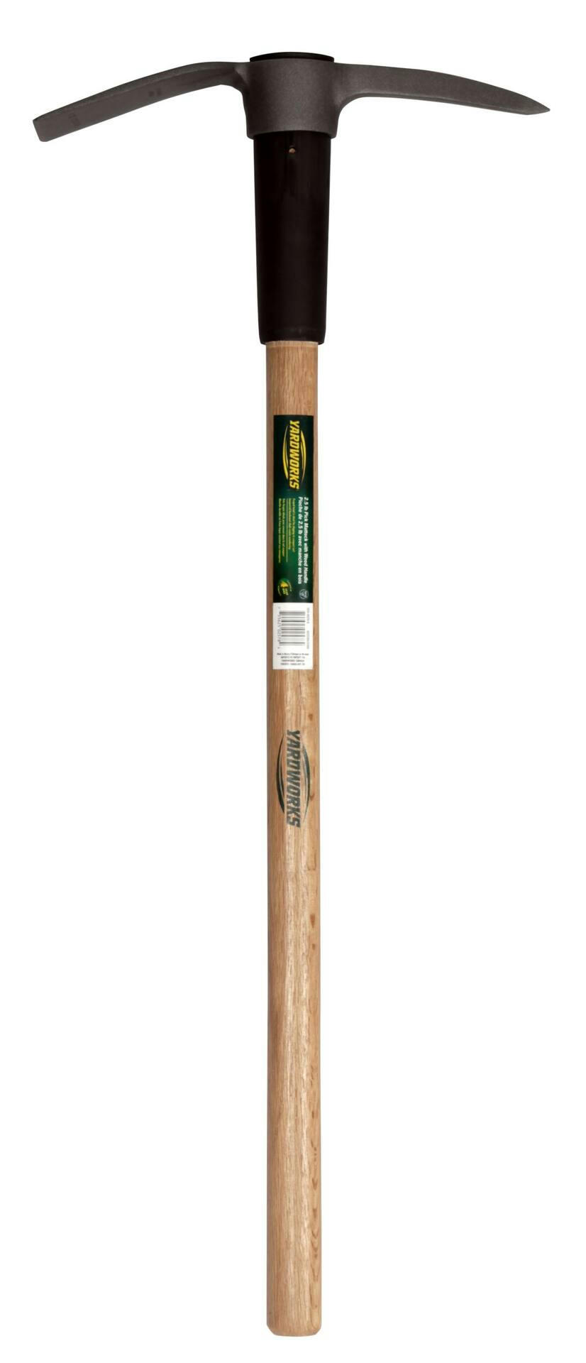 Yardworks 36-in 2.5-lb Pick/Mattock, Hardwood Shaft