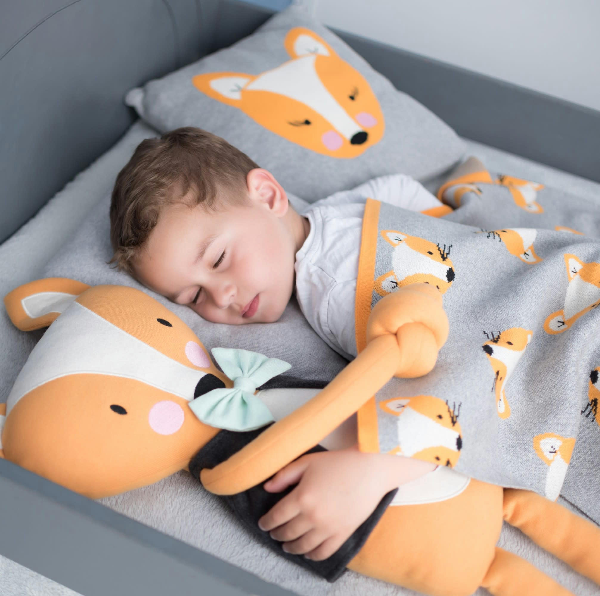 - Taie de coussin en coton Renard