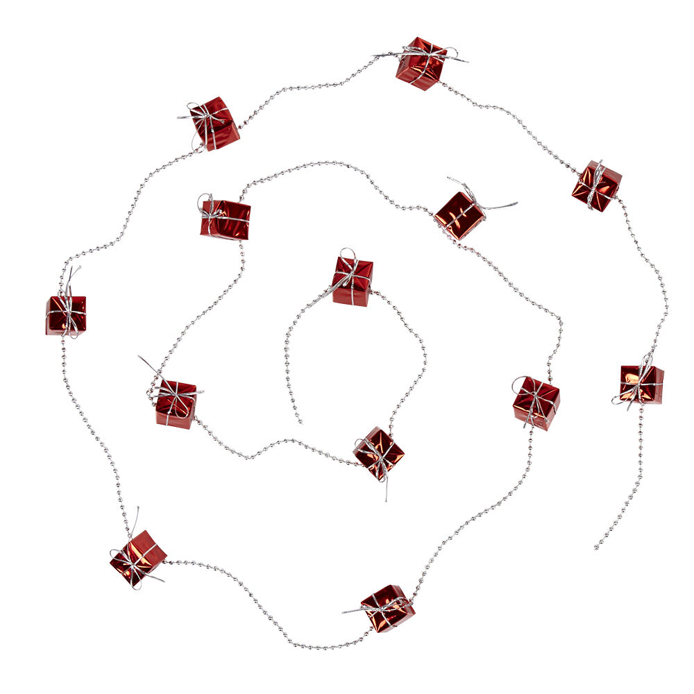 Guirlande rouge 13 cadeaux