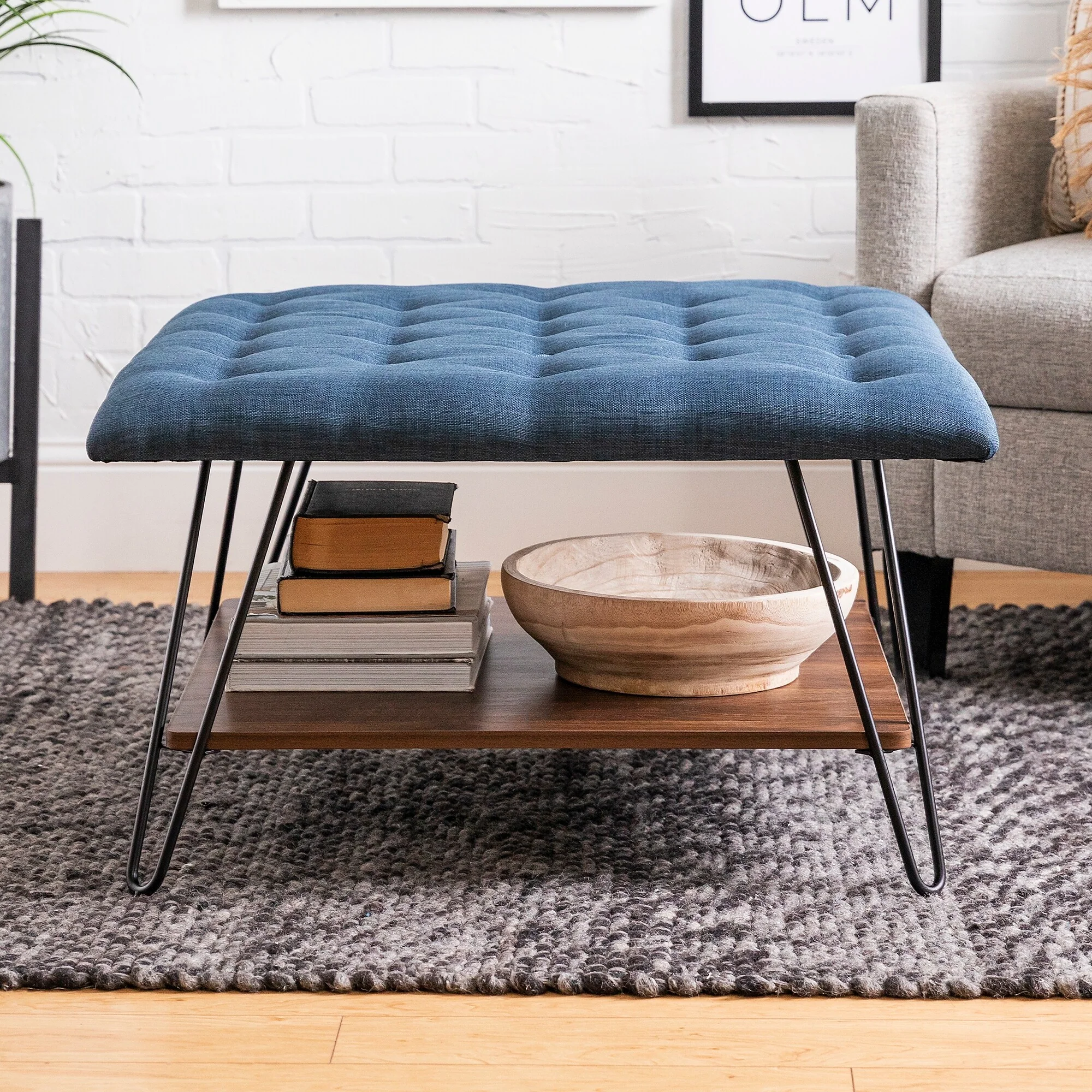 DISCO 30 Square Tufted Seat Ottoman