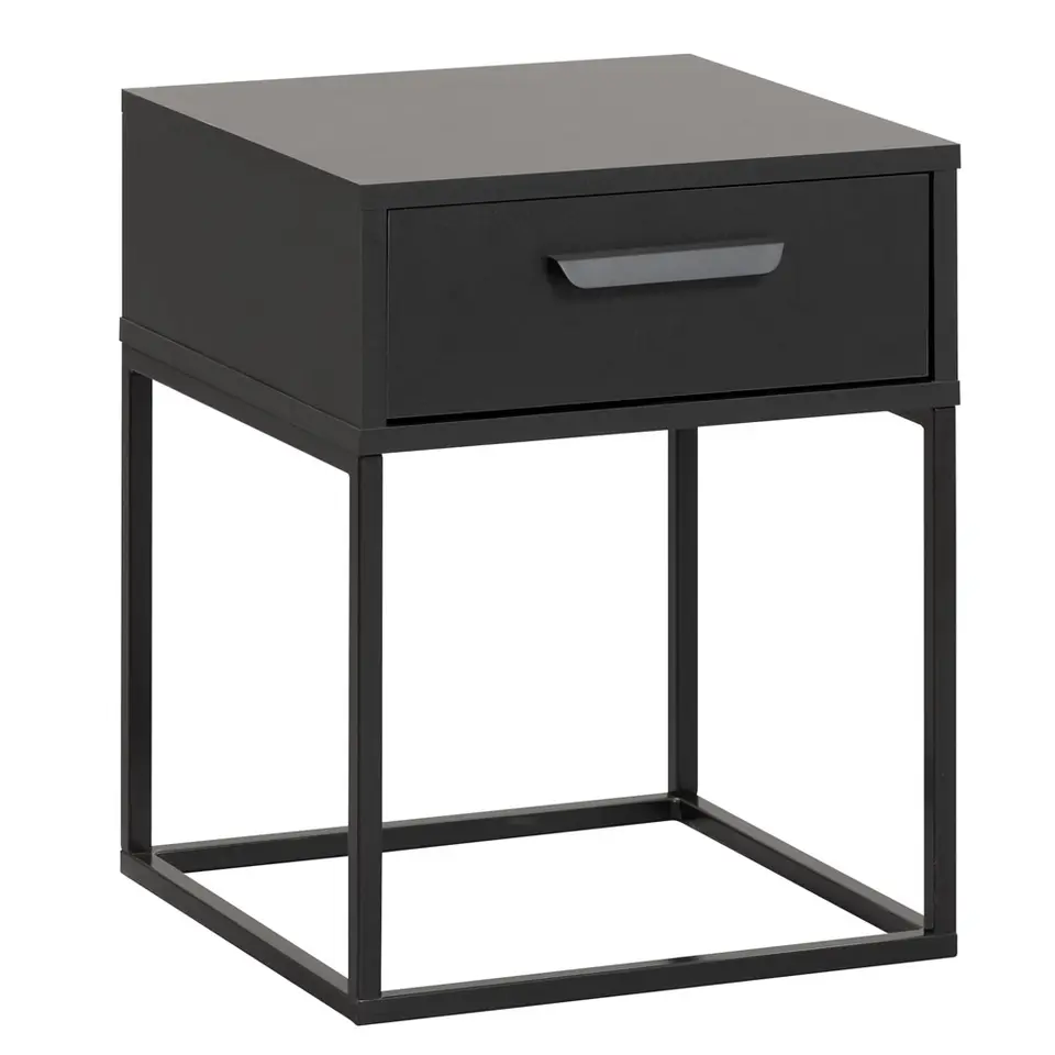Nachtkastje Tokio - 1 lade - zwart