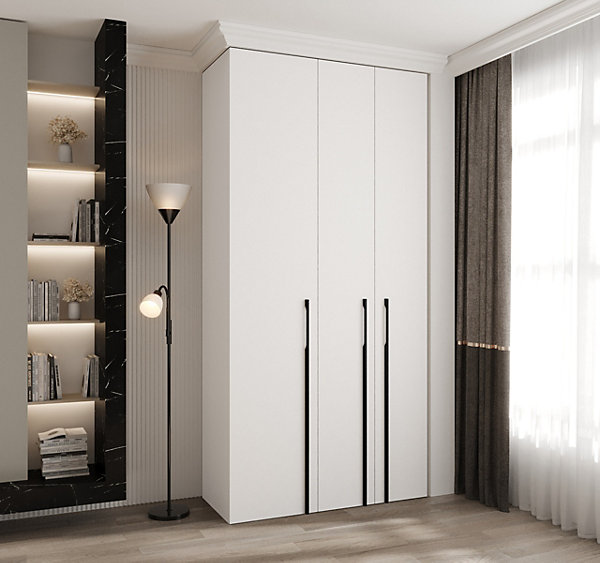 Armoire Como 3 a portes battantes H. 245 x L. 120 x P. 50, 3 portes