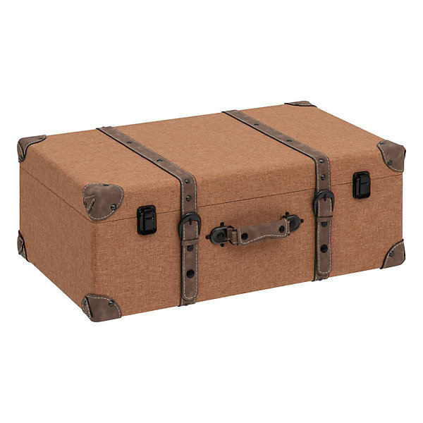 Lot de 3 malles Be vintage L45,5/55,5/60,5cm caramel - Atmosphera