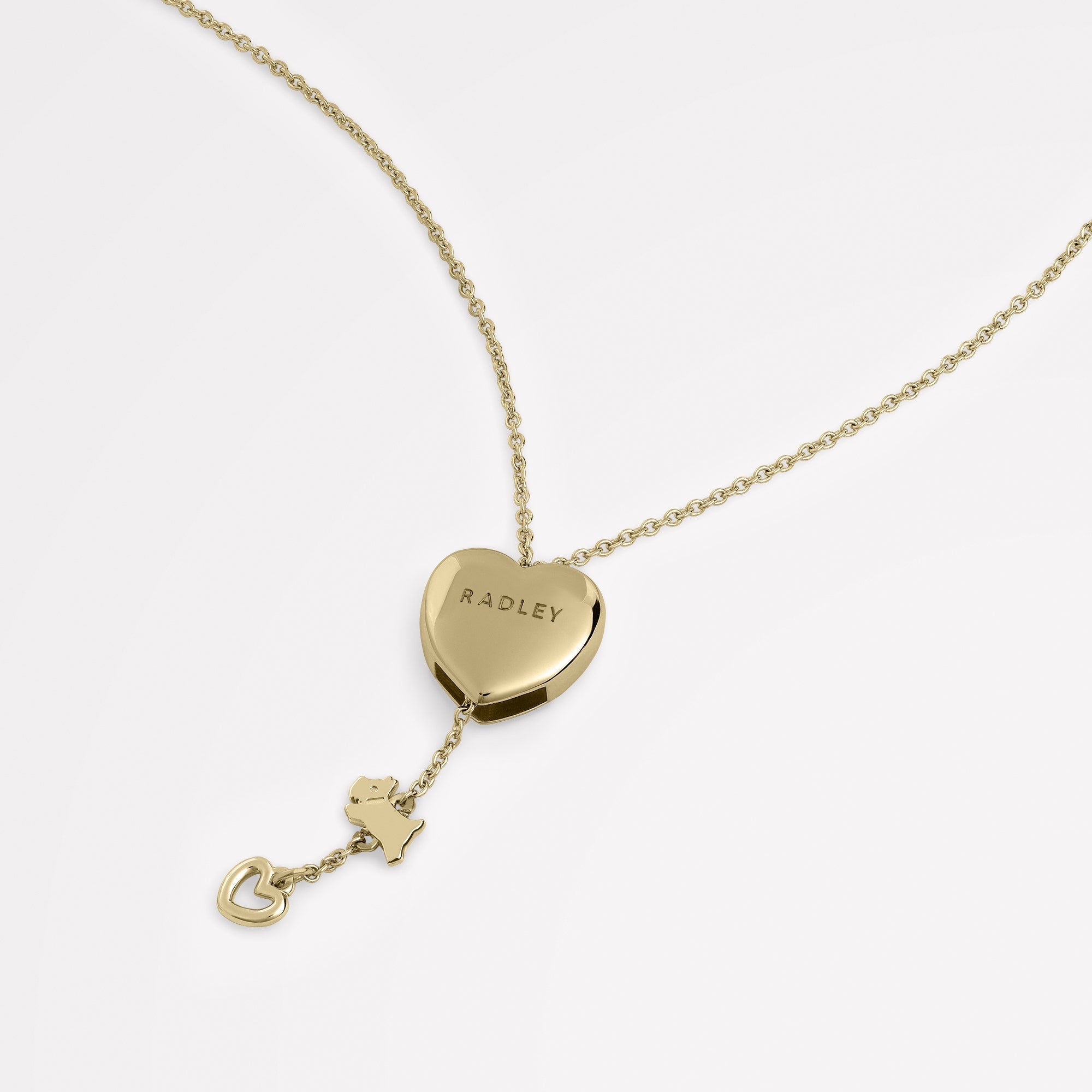 Pendant Mews - Radley Ladies Gold Lariat Hear