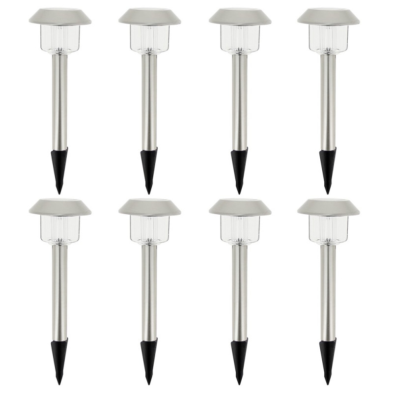 Balise LED solaire 8 pièces XANLITE