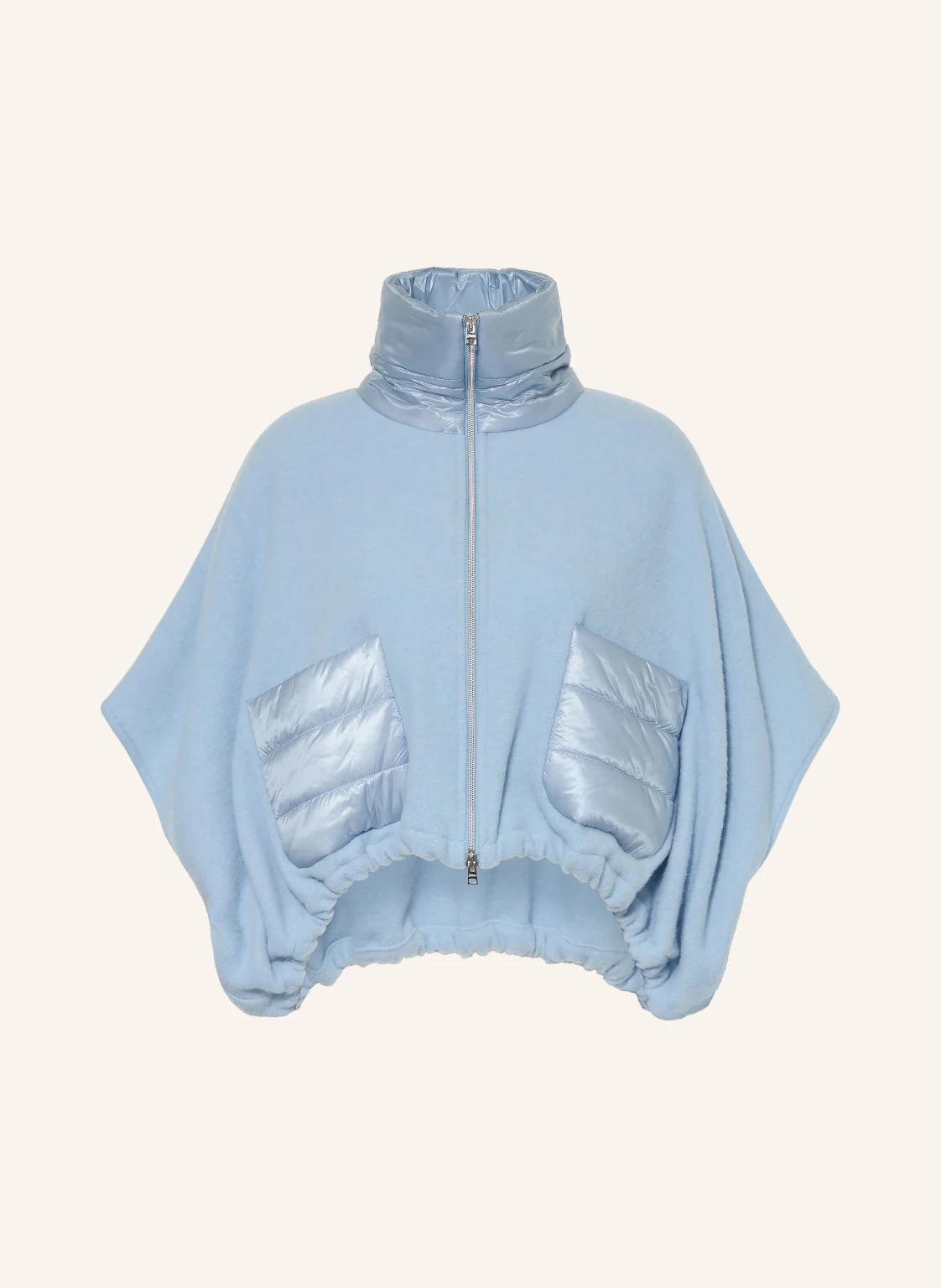 HERNO Cape im Materialmix