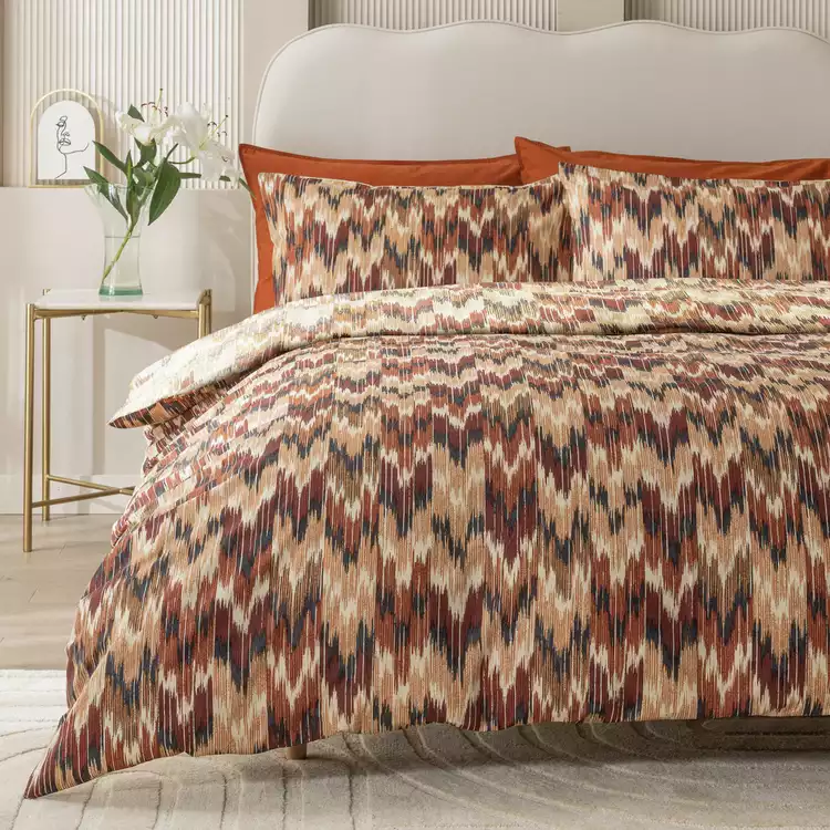 Habitat Cotton Ikat Print Bedding Set - Single