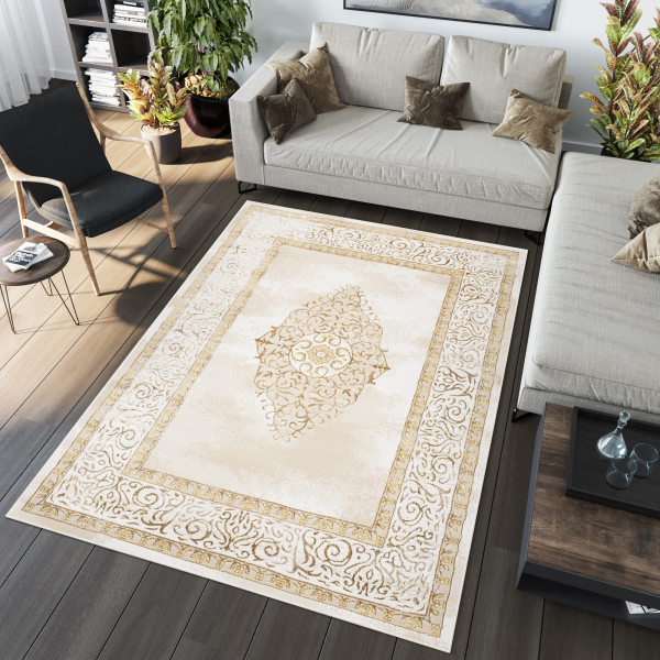 Dywan Chemex Ares Nowoczesny NI38A GYU Brązowy 140x200