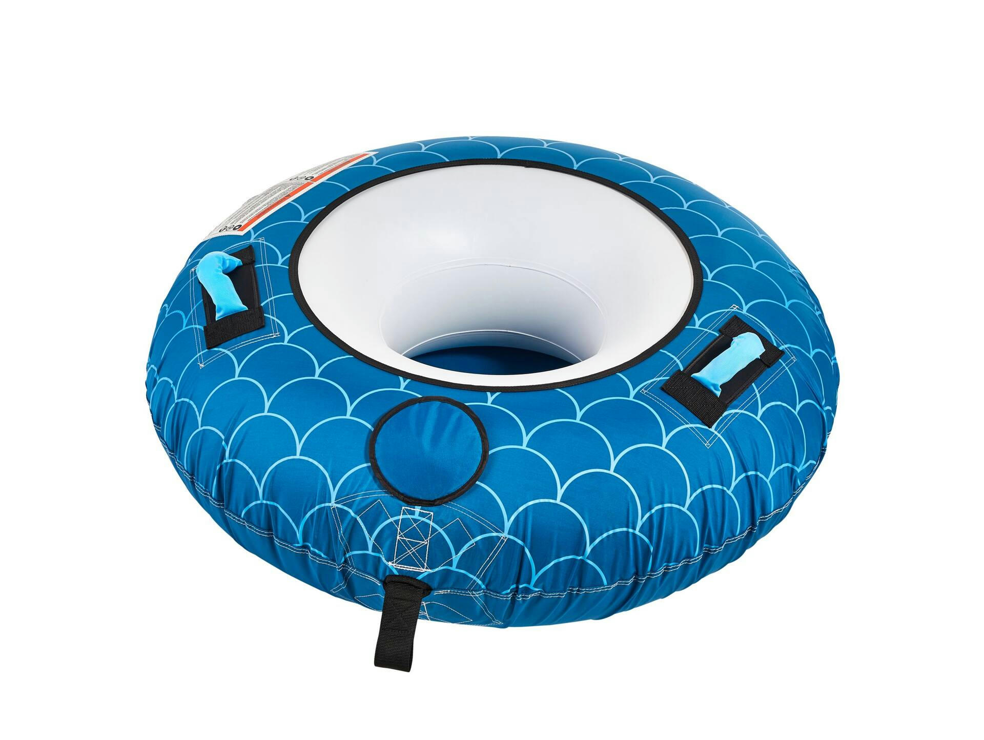 Outbound Air-pump Inflatable Water Boating 1-Rider Towable Tube, Blue