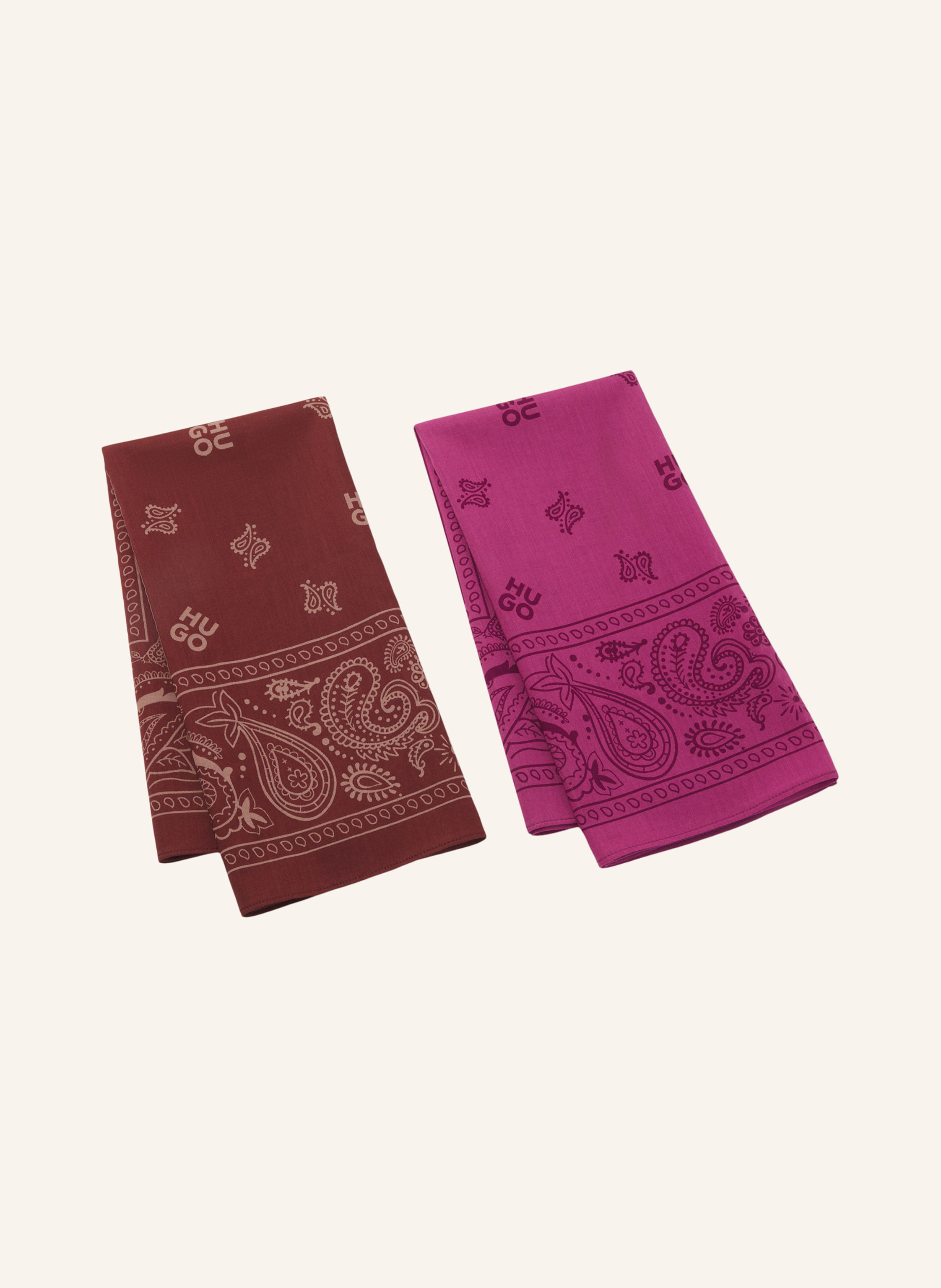 HUGO Scarve 2BANDANA_PACK_W