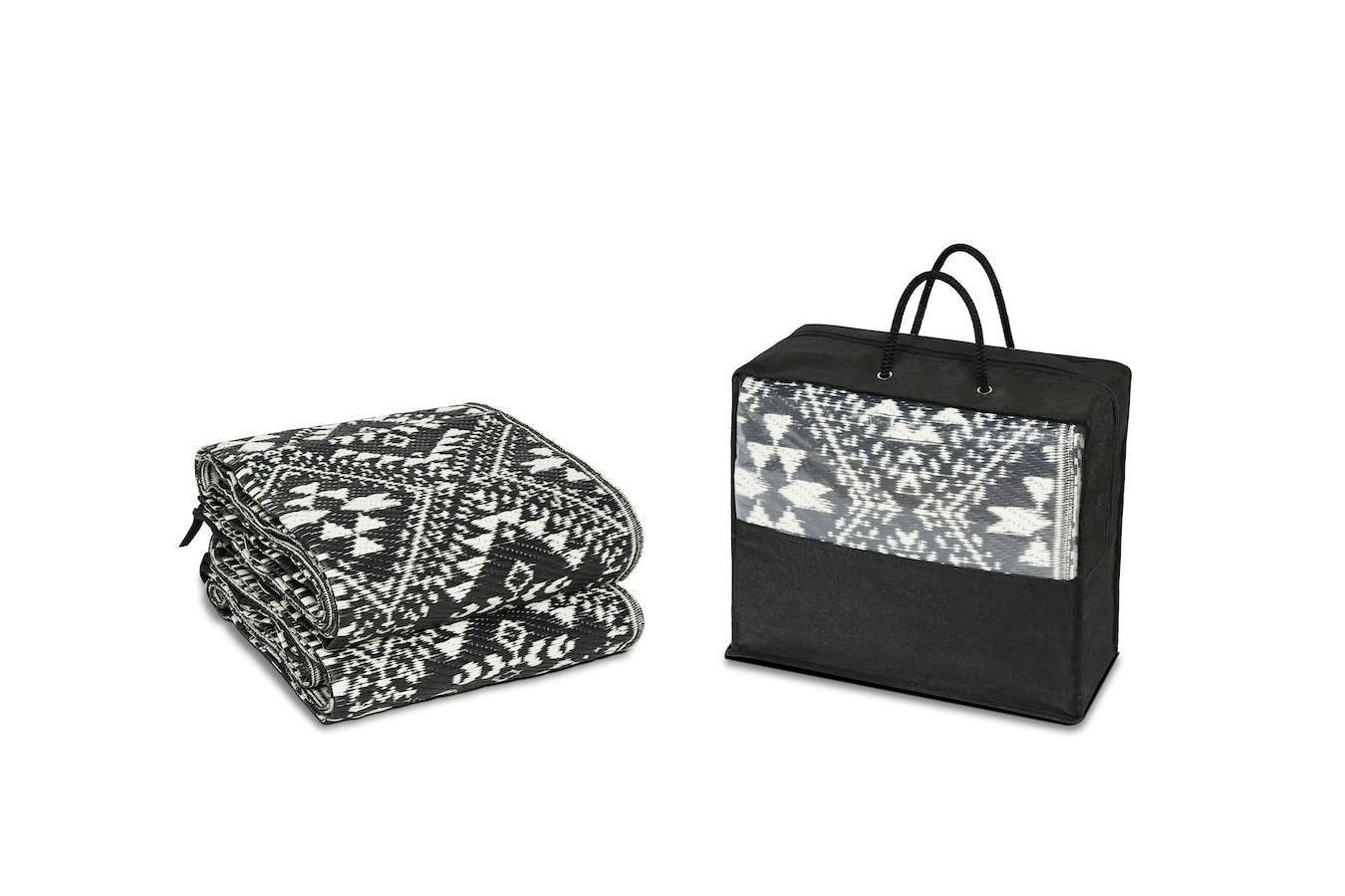 Feel Furniture - Vloerkleed voor buiten - 180x280cm - Zwartwit