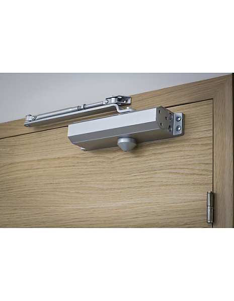 Ferme-porte automatique hydraulique force 3, argent - THIRARD