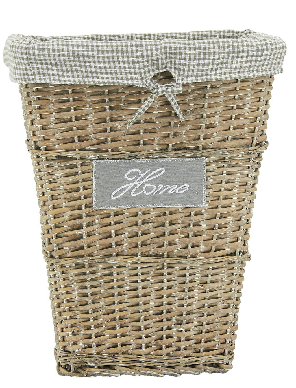 - Panier à linge home en osier et coton