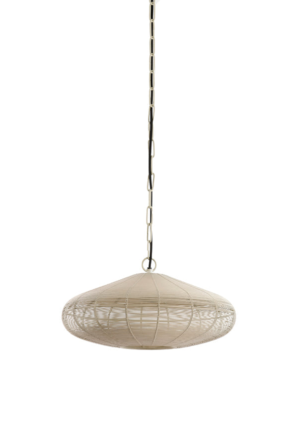 Light & Living hanglamp BAHOTO - wit - Ø40x18cm