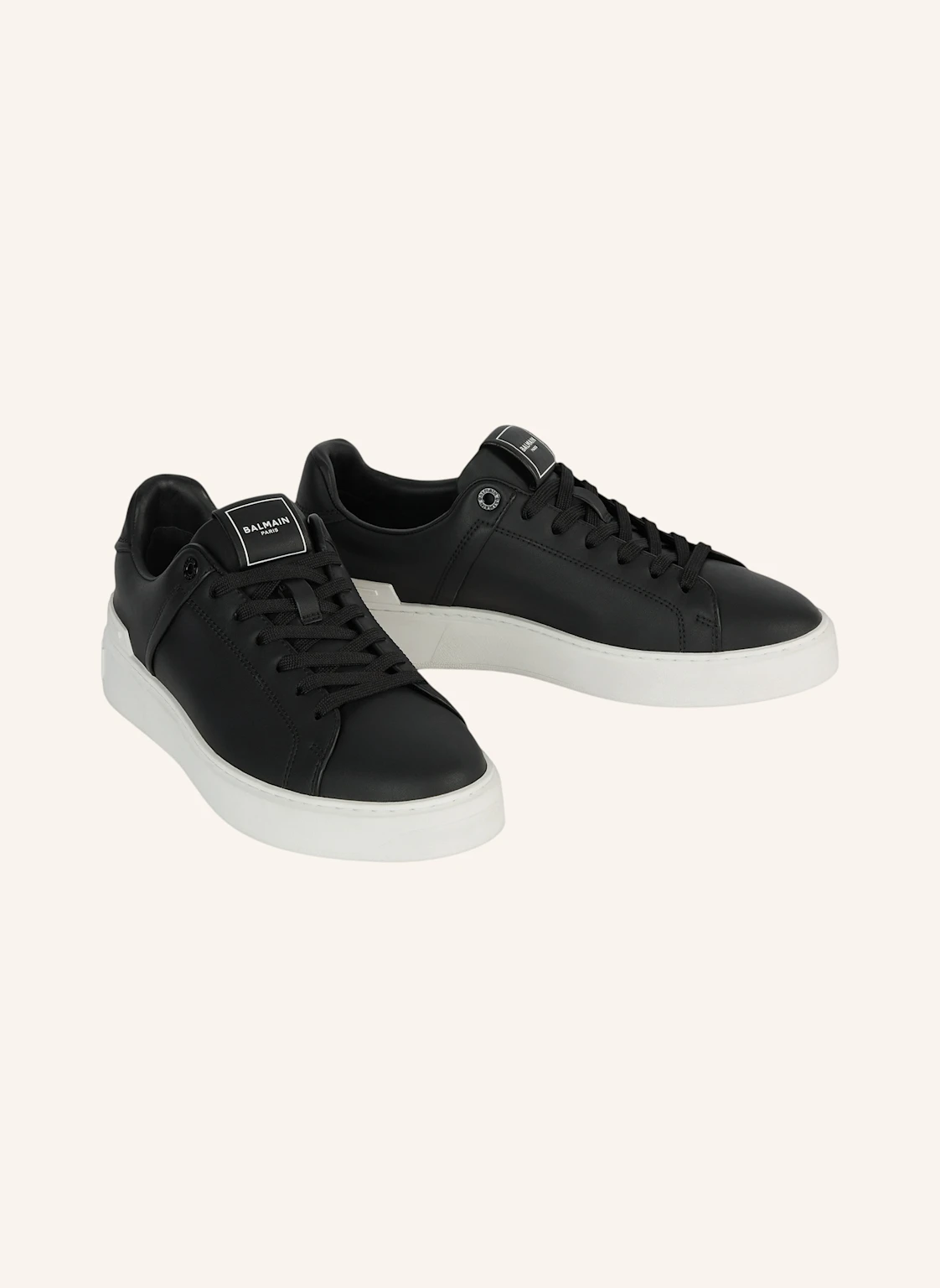 BALMAIN B-Court Sneakers aus Glattleder